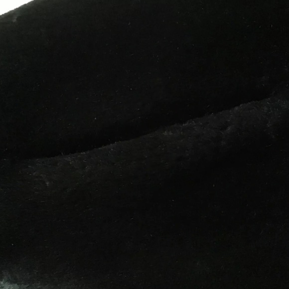 Casper Coat VTG Black M/L Borg velvet - Picture 10 of 11